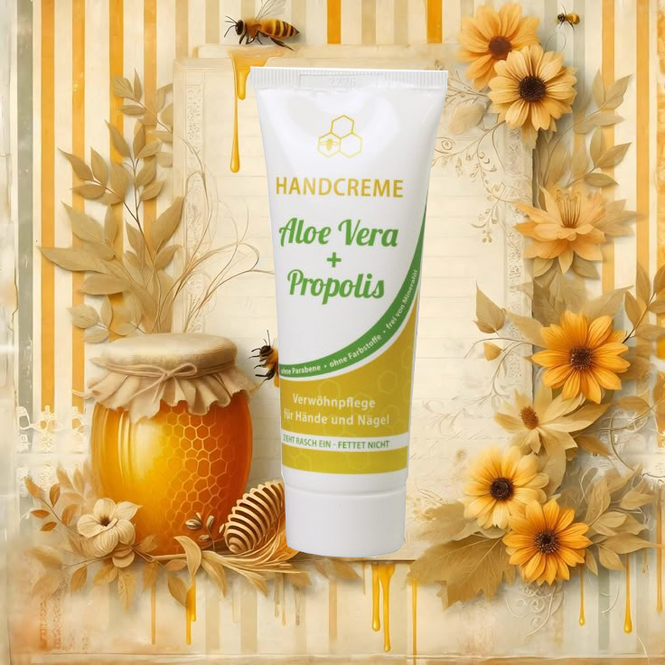 Handcreme mit Aloe  und Propolis