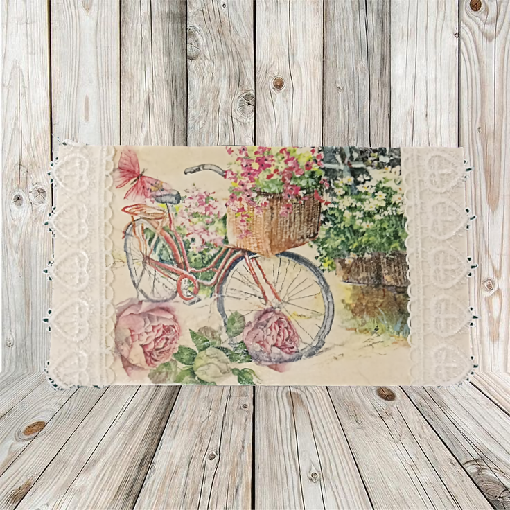 Holzbox mit Découpage - Modellserie 1-B