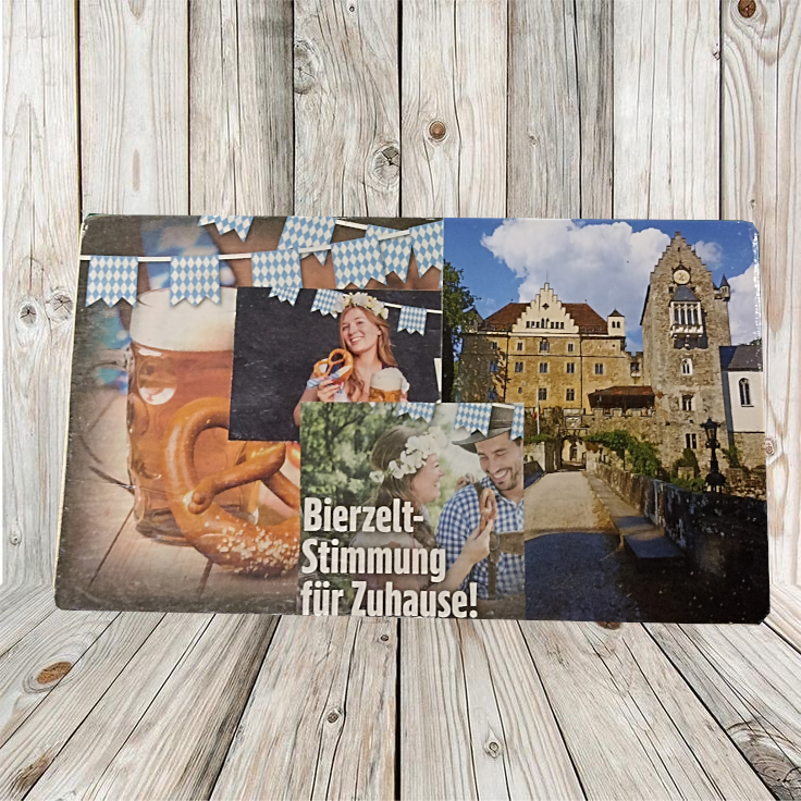 Holzbox mit Découpage - Modellserie 1-A