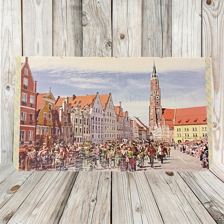 Holzbox mit Découpage - Modellserie 1-A