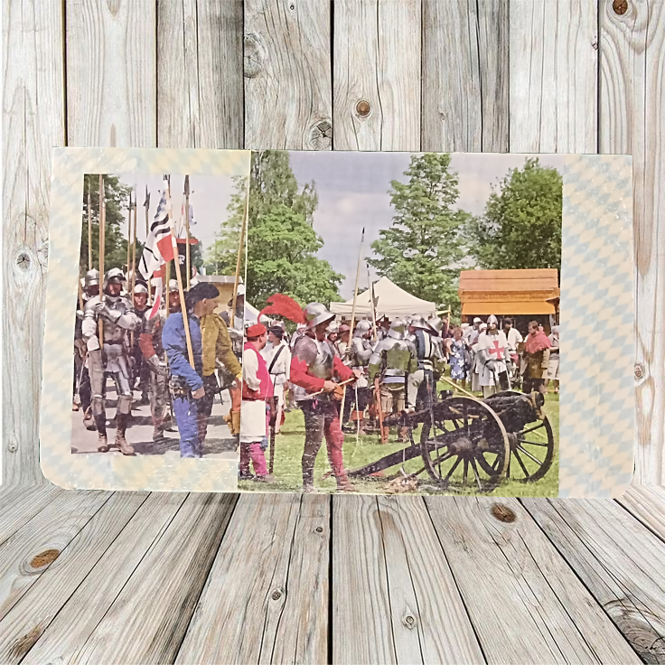 Holzbox mit Découpage - Modellserie 1-A