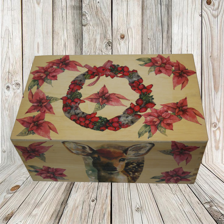 Rehe mit Blumenranken - Modellserie 2