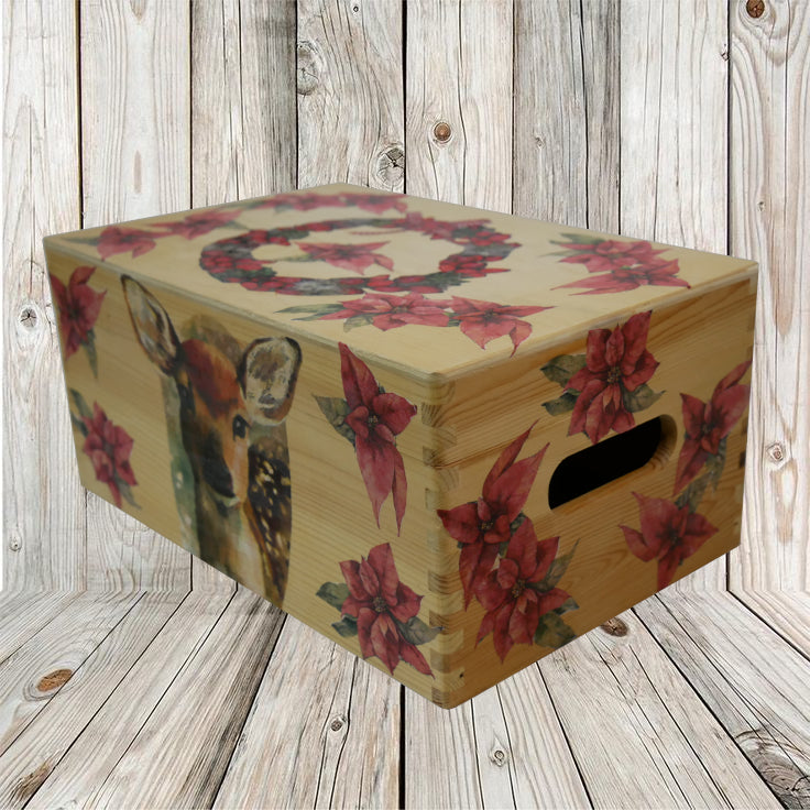 Rehe mit Blumenranken - Modellserie 2