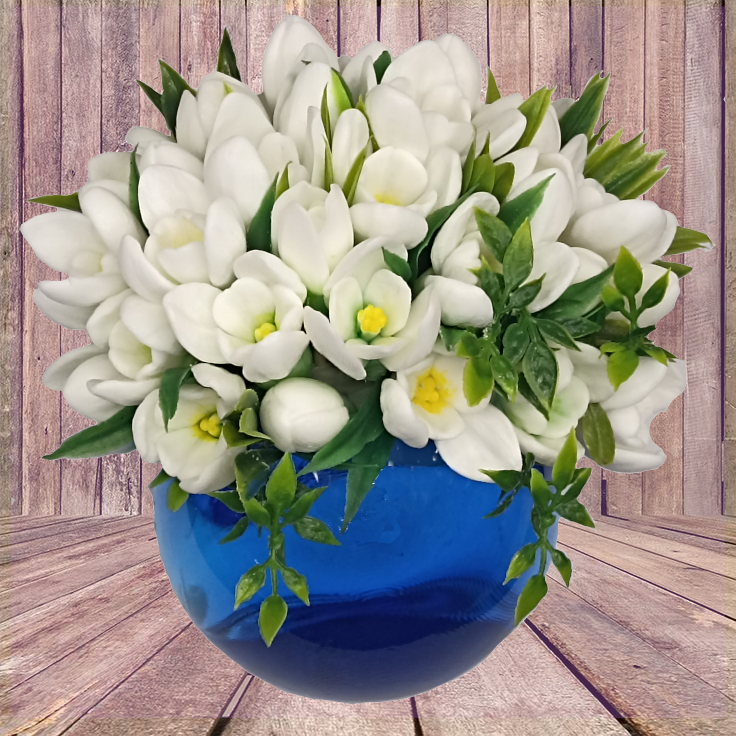 Schneeglöckchen im Glas