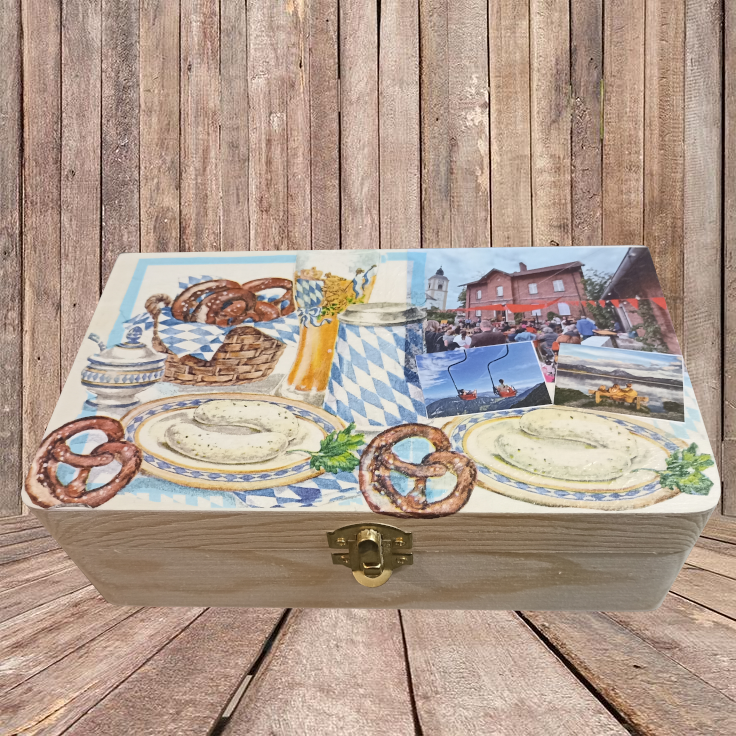 Kleine Box mit drei Spirituosen in Probiergröße