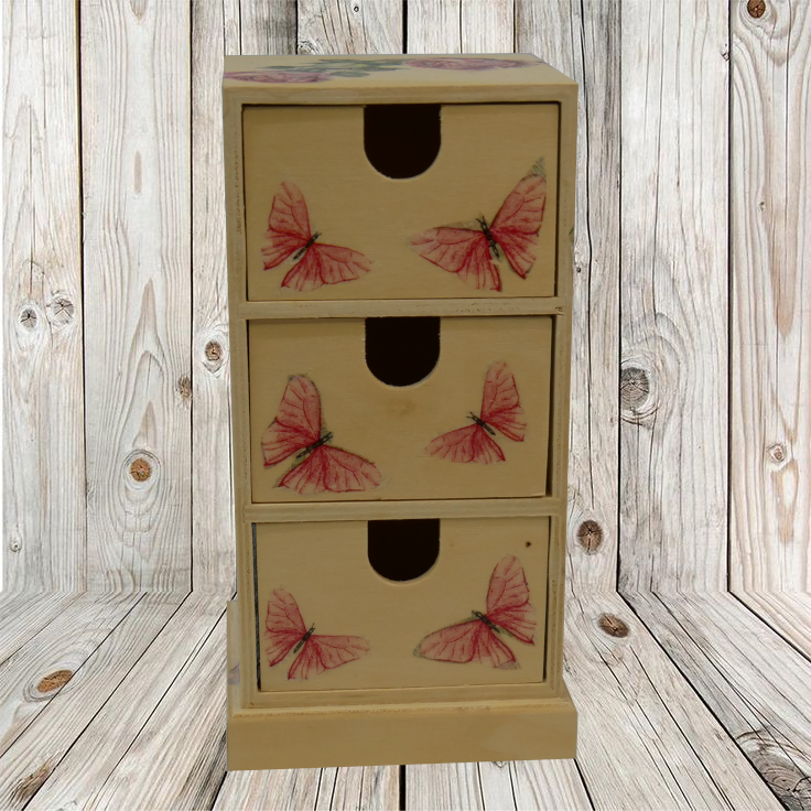 Box mit Schubladen - Découpage