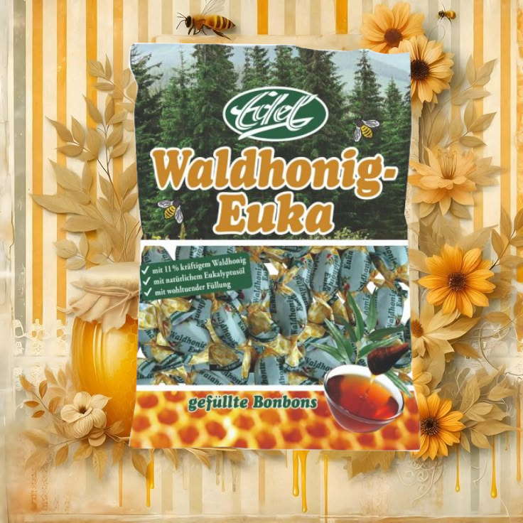 Waldhonig-Eukalyptus-Bonbon